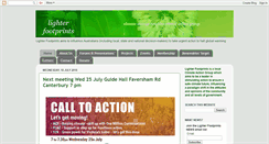 Desktop Screenshot of lighterfootprints.org