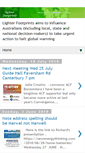 Mobile Screenshot of lighterfootprints.org