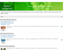 Tablet Screenshot of lighterfootprints.org